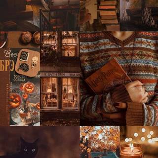 Aesthetic Brown Collage