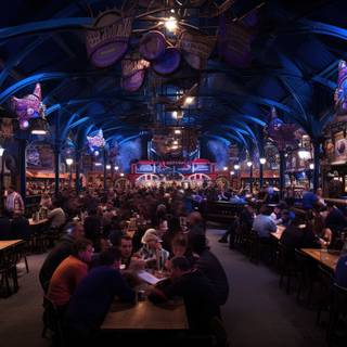 Joyful Oktoberfest Beer Hall Celebration