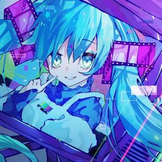 Hatsune Miku "Cybercore" Desktop Wallpaper