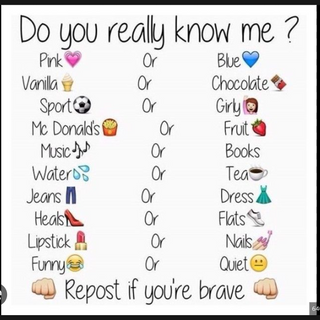 do u know me???????