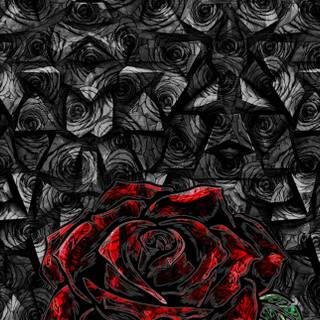 iphone 15 Pro Max Wallpaper Rose and Spikes