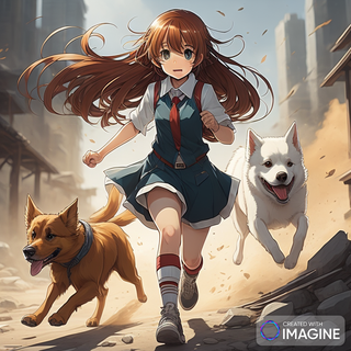 Anime Girl Dog Apocalypse Profile Picture