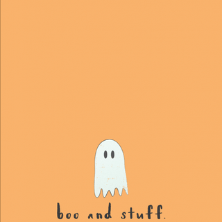 Funny Halloween Ghost Phone Wallpaper