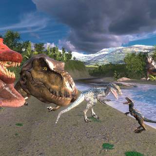 Rexy, spino, blue and beta