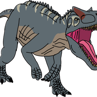 Jurassic World allosaurus v1 render 3