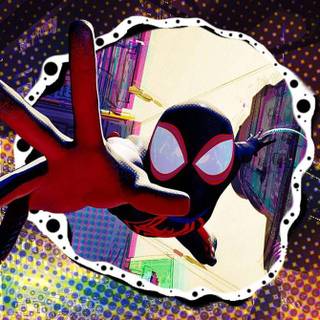 Miles Morales into  the spider verse