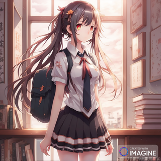 Anime School Girl