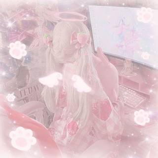 Cutecore gaming set up Phone Wallpaper