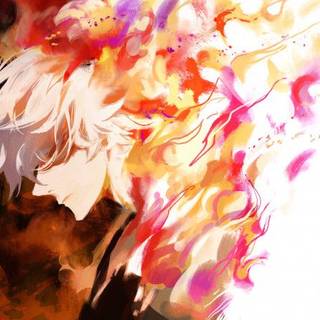 Gabimaru Flams Desktop Wallpaper