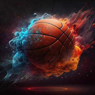 Fire basketball image 