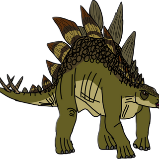 Jurassic World Stegosaurus v1 render 2