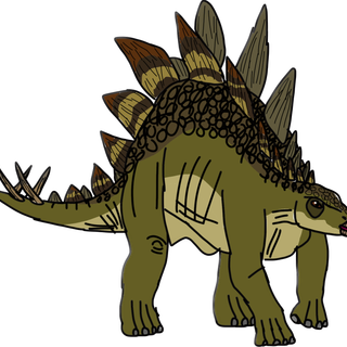 Jurassic World Stegosaurus v1 render 2