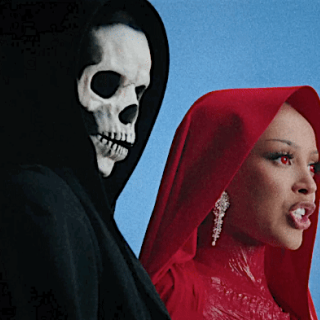 Paint The Town Red - Doja Cat Desktop Wallpaper