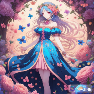 Anime Flower Princess