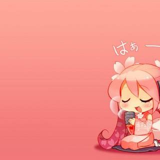 Lazy Sakura Miku 