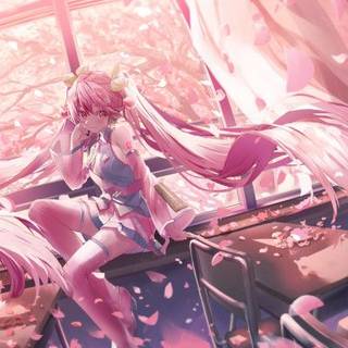 Windy Classroom Sakura Miku