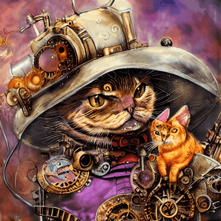 steampunk cat