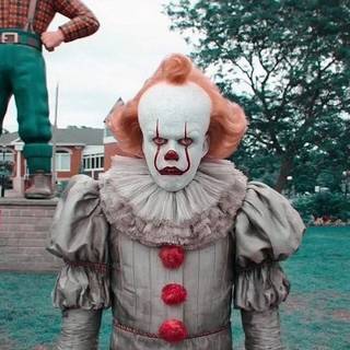 Come back and play. Come back and play with the clown