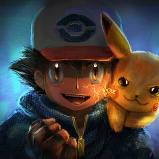 Pokemon ash and pikachu