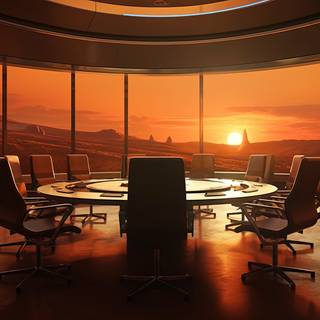 Collaboration in Modern Meeting Room