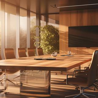 Collaboration in Modern Meeting Room