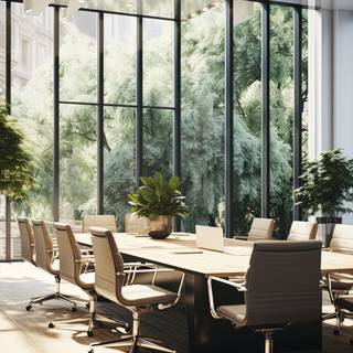 Collaboration in Modern Meeting Room