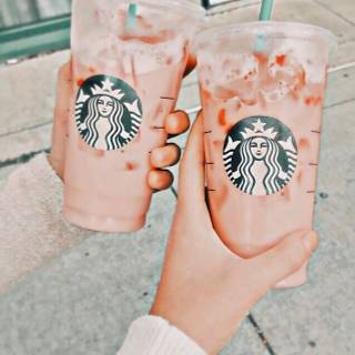 Aesthetic Pink Starbucks Drink