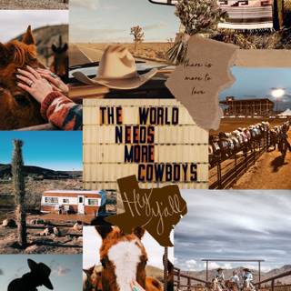 Country Wallpaper (collage)
