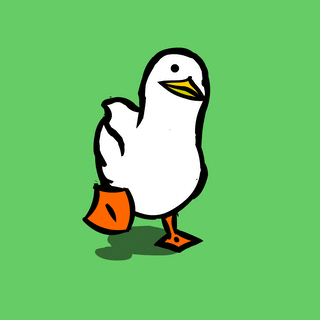 Walking Duck (Green Screen)
