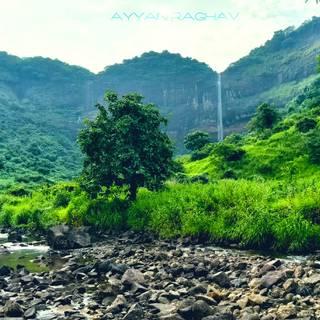 Pandavkadas Falls Mountain Desktop Wallpaper HD