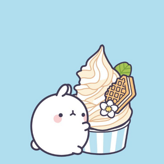 Molang Vanilla Ice-Cream