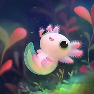 cute axolotl 