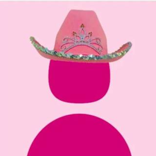 Pink cowgirl hat preppy