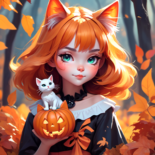 Halloween Cat girl