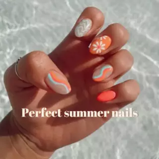 # Aesthetic & Preppy Summer Nails