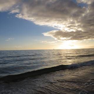 beautiful sky and beach, awesome cloudy, nature