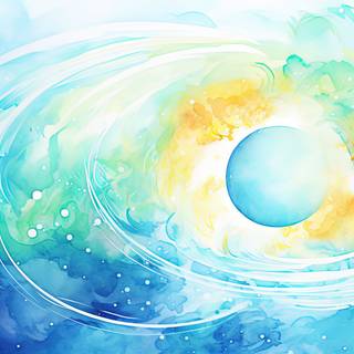 Silver Shimmers in Blue Waters