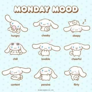 Cinnamoroll Monday Mood (credit to Sanrio)