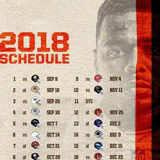 2018 schedule
