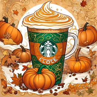 Starbucks pumpkin spice latte