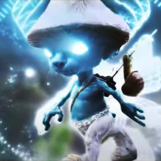 Blue Smurf Cat Power