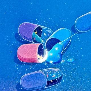 Pink and Blue pills