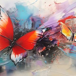 Pastel Dreams A Colorful Butterfly Symphony