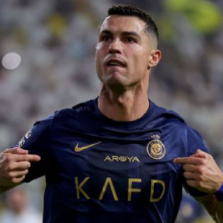 Cristiano Ronaldo Al Nassr Blue Kit