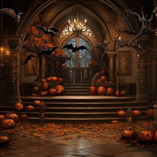 Glowing Harvest Moon