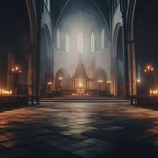 Mystic Gothic Church Panorama