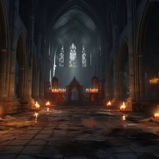 Mystic Gothic Church Panorama