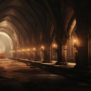 Mystic Gothic Church Panorama