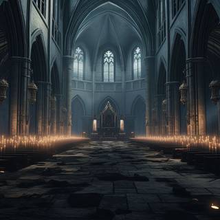 Mystic Gothic Church Panorama