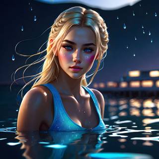 Girl In Water